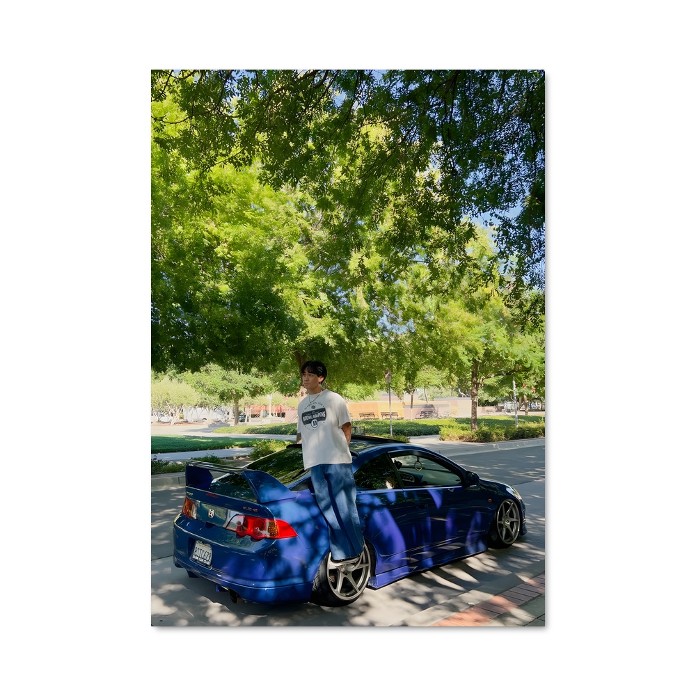 Poster Street Style Blue